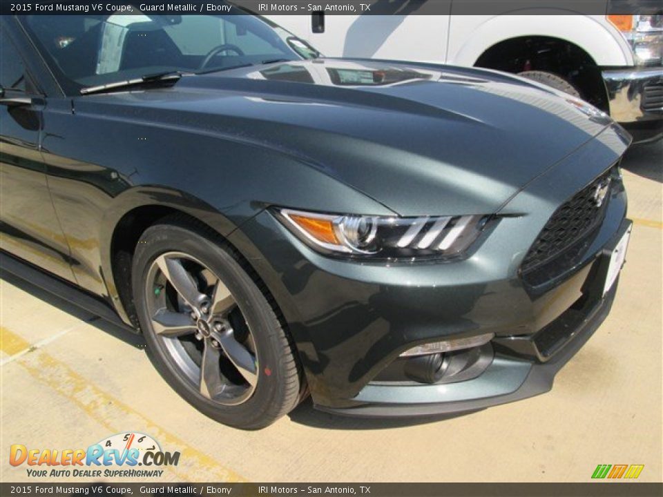 2015 Ford Mustang V6 Coupe Guard Metallic / Ebony Photo #2
