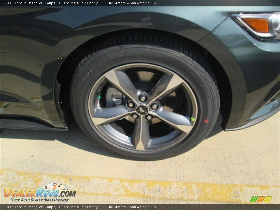 2015 Ford Mustang V6 Coupe Guard Metallic / Ebony Photo #3
