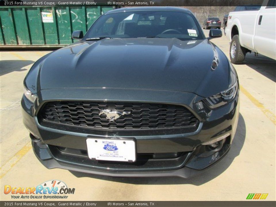 2015 Ford Mustang V6 Coupe Guard Metallic / Ebony Photo #4