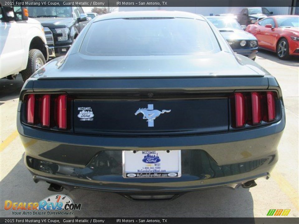 2015 Ford Mustang V6 Coupe Guard Metallic / Ebony Photo #8
