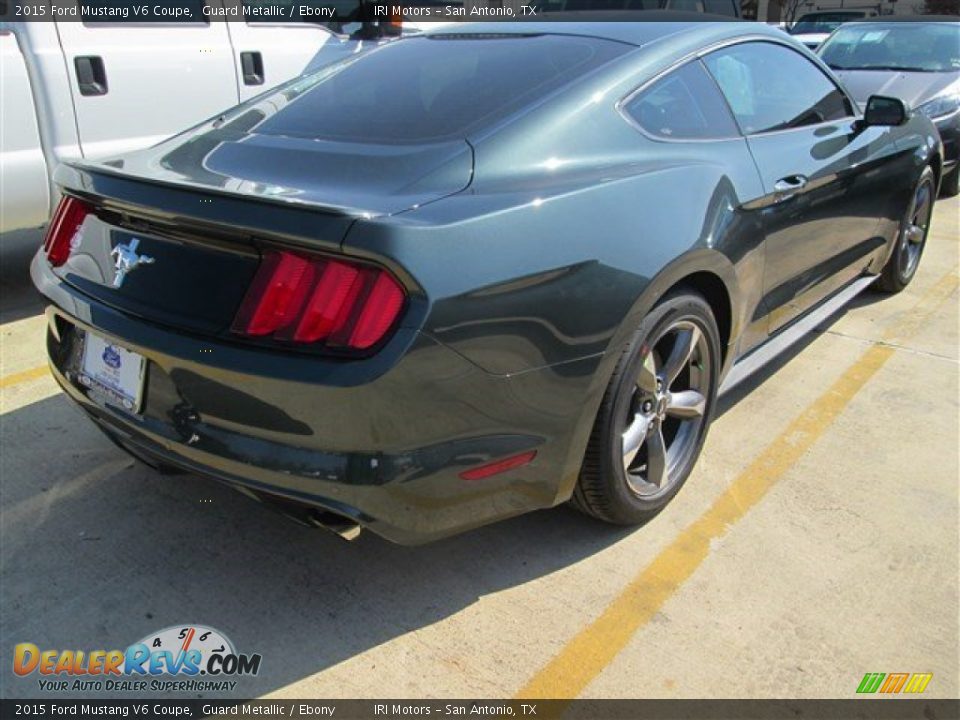 2015 Ford Mustang V6 Coupe Guard Metallic / Ebony Photo #9