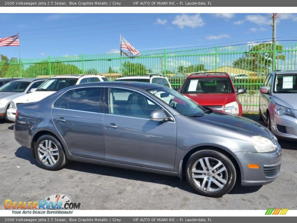 Blue Graphite Metallic 2006 Volkswagen Jetta 2.5 Sedan Photo #6