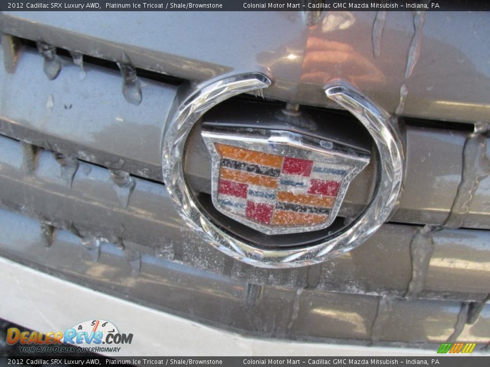 2012 Cadillac SRX Luxury AWD Platinum Ice Tricoat / Shale/Brownstone Photo #4