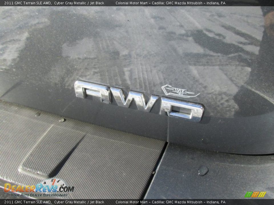 2011 GMC Terrain SLE AWD Cyber Gray Metallic / Jet Black Photo #6