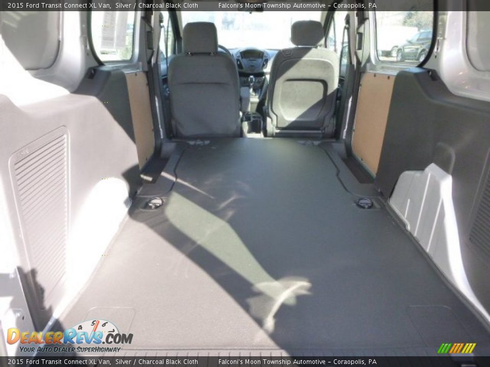 2015 Ford Transit Connect XL Van Silver / Charcoal Black Cloth Photo #12