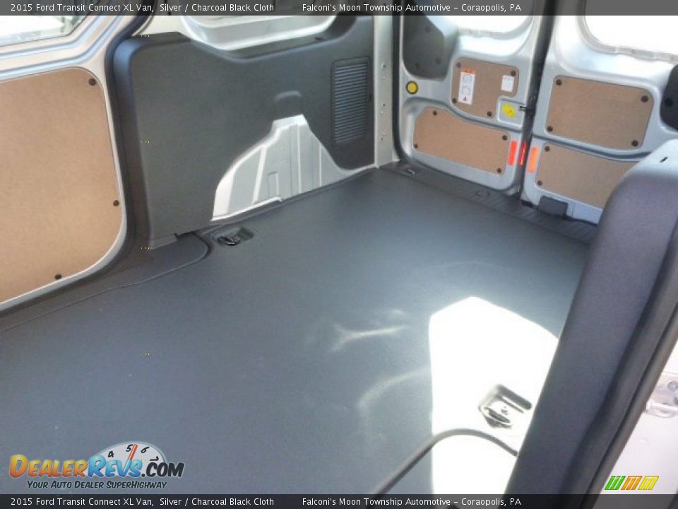2015 Ford Transit Connect XL Van Silver / Charcoal Black Cloth Photo #14