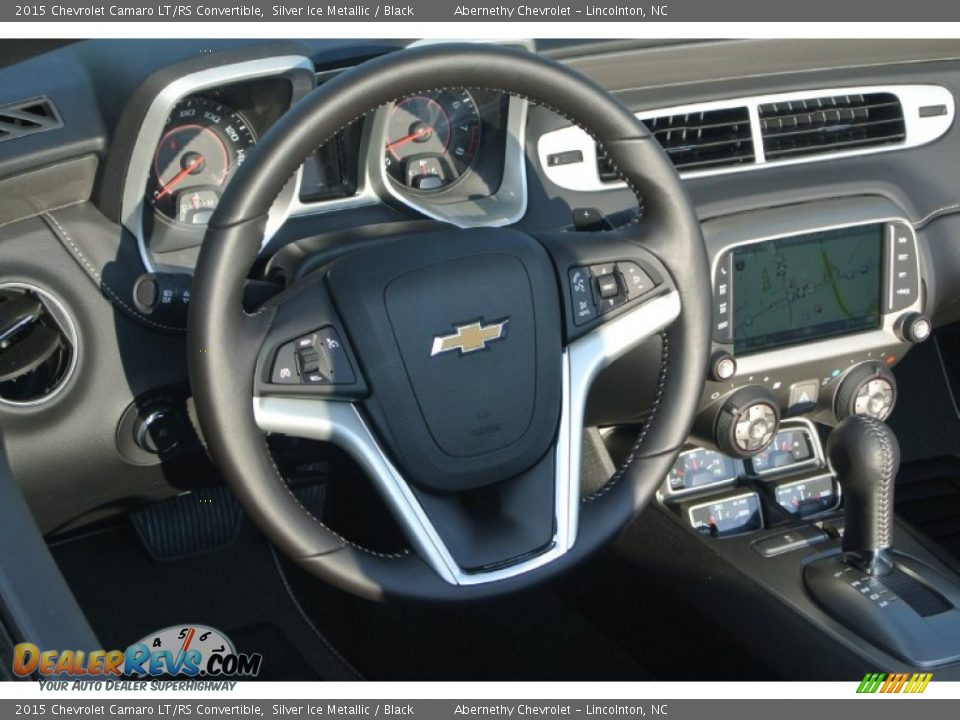2015 Chevrolet Camaro LT/RS Convertible Silver Ice Metallic / Black Photo #25