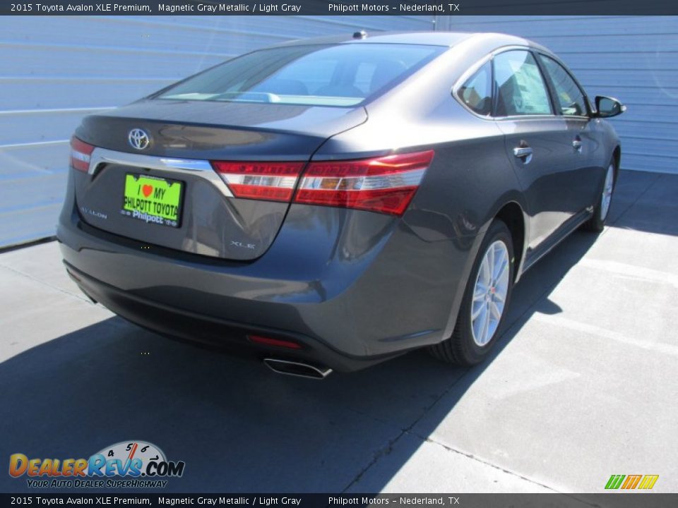 2015 Toyota Avalon XLE Premium Magnetic Gray Metallic / Light Gray Photo #4