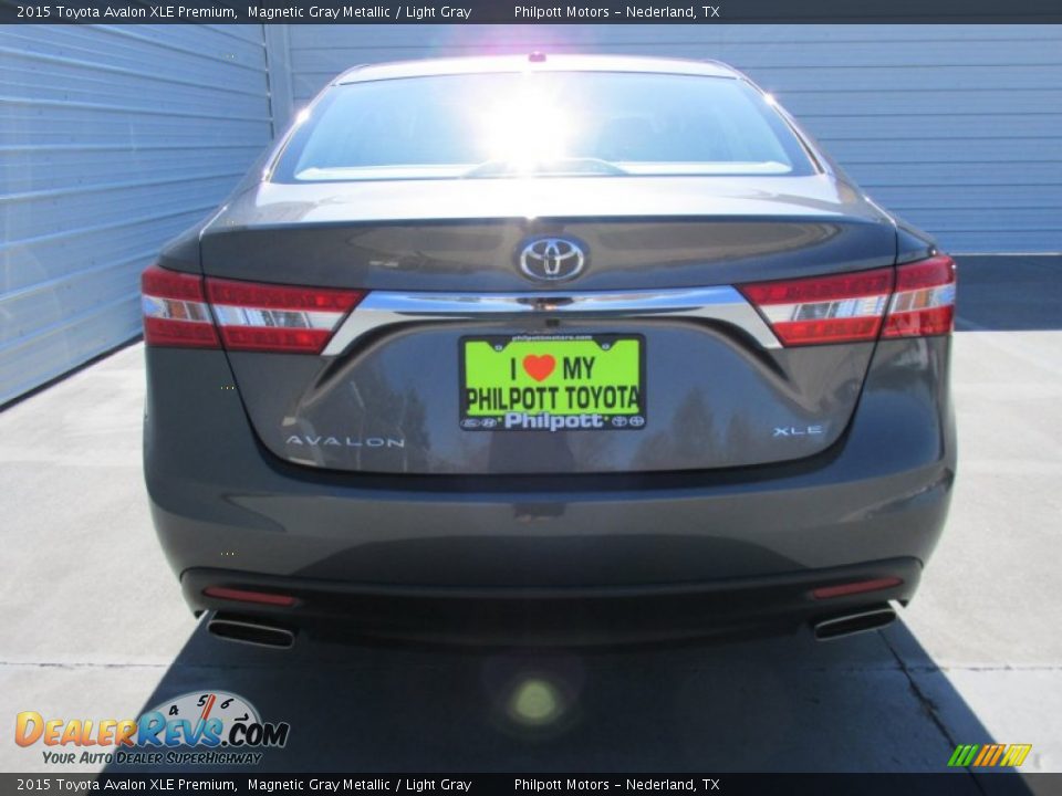 2015 Toyota Avalon XLE Premium Magnetic Gray Metallic / Light Gray Photo #5
