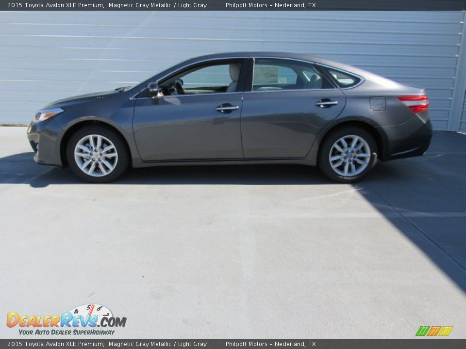 2015 Toyota Avalon XLE Premium Magnetic Gray Metallic / Light Gray Photo #6