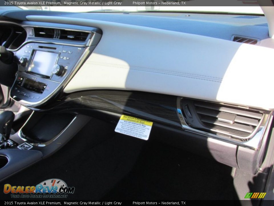2015 Toyota Avalon XLE Premium Magnetic Gray Metallic / Light Gray Photo #16