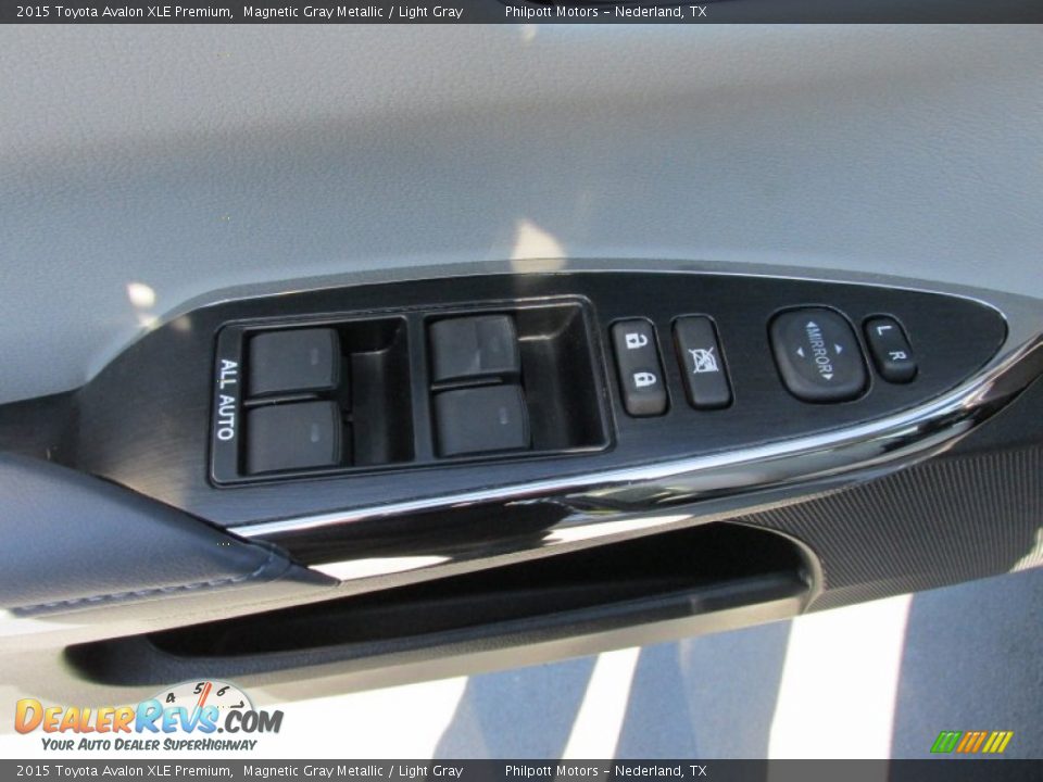 2015 Toyota Avalon XLE Premium Magnetic Gray Metallic / Light Gray Photo #20