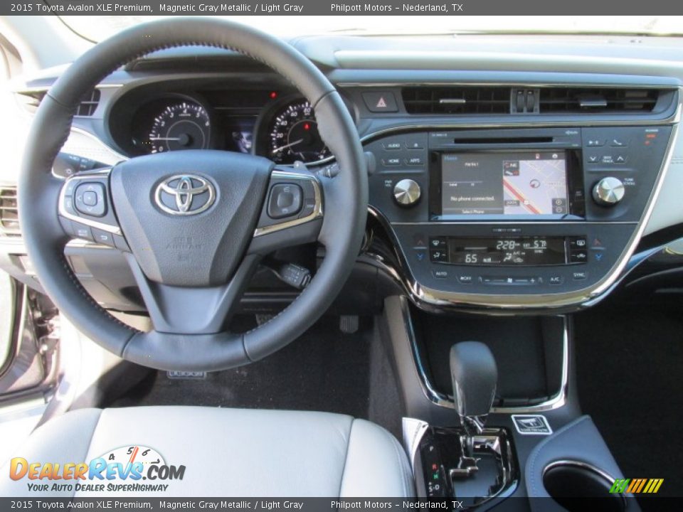 2015 Toyota Avalon XLE Premium Magnetic Gray Metallic / Light Gray Photo #24