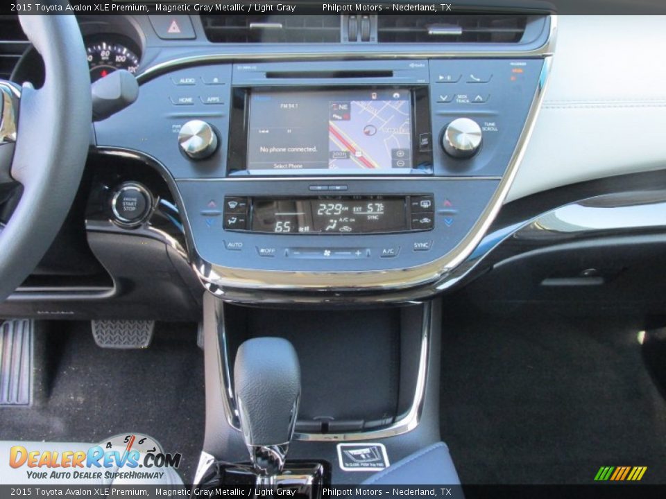 2015 Toyota Avalon XLE Premium Magnetic Gray Metallic / Light Gray Photo #25
