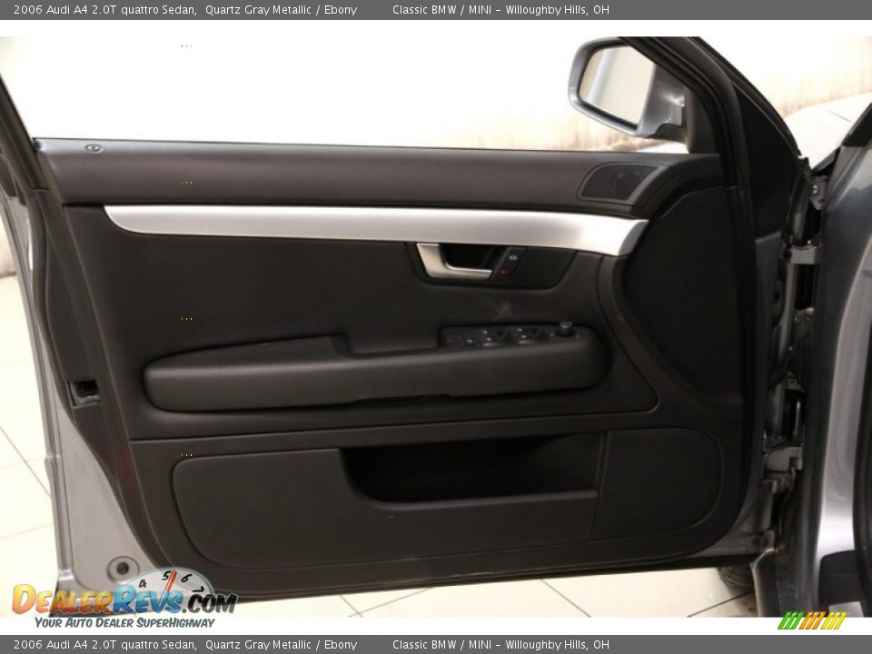 2006 Audi A4 2.0T quattro Sedan Quartz Gray Metallic / Ebony Photo #4