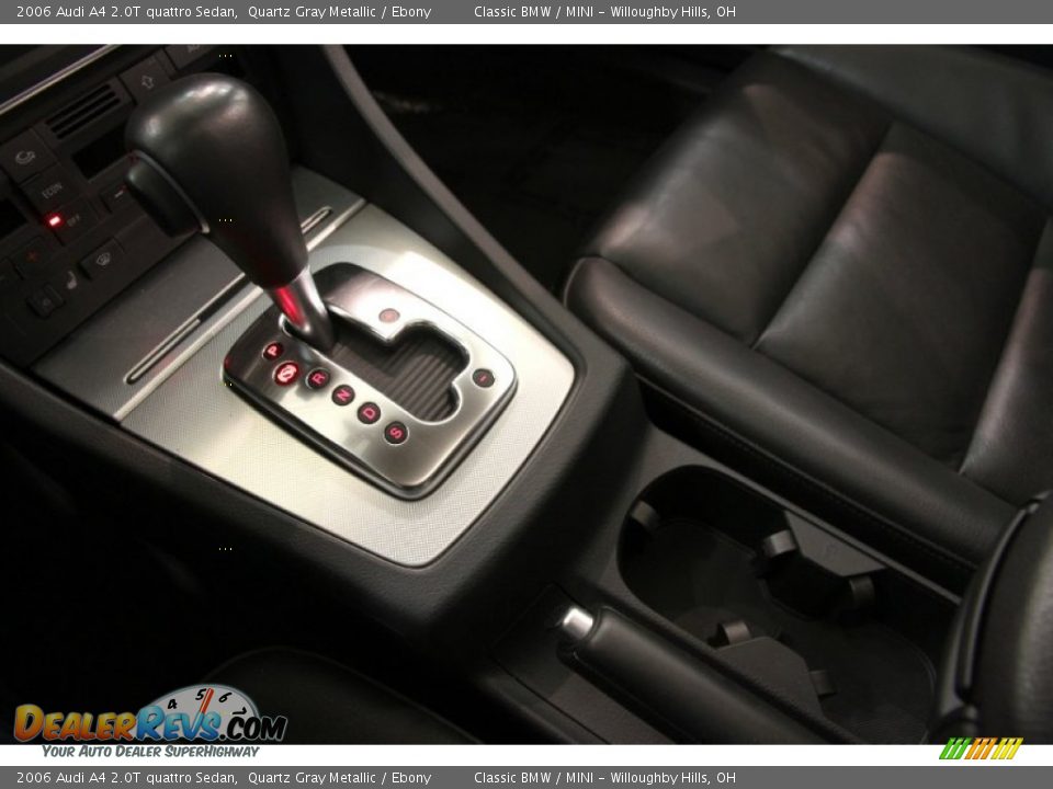 2006 Audi A4 2.0T quattro Sedan Quartz Gray Metallic / Ebony Photo #9
