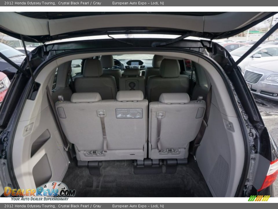 2012 Honda Odyssey Touring Crystal Black Pearl / Gray Photo #33