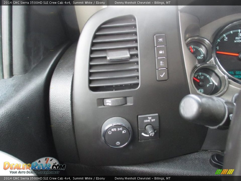 Controls of 2014 GMC Sierra 3500HD SLE Crew Cab 4x4 Photo #16