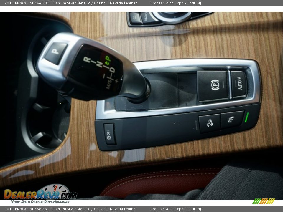 2011 BMW X3 xDrive 28i Titanium Silver Metallic / Chestnut Nevada Leather Photo #23