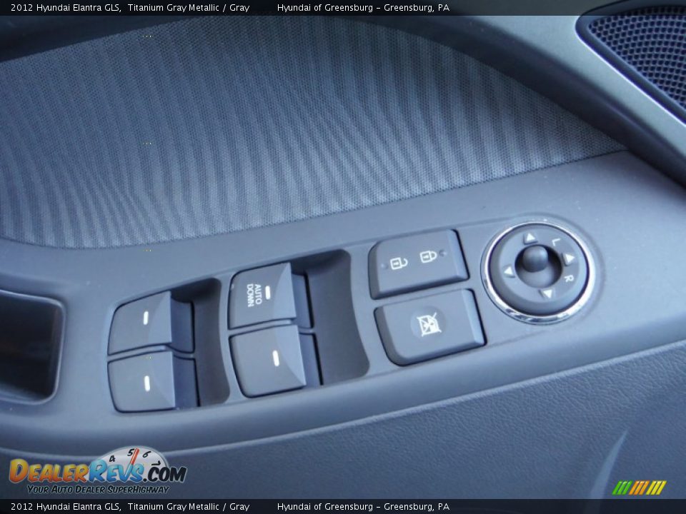 2012 Hyundai Elantra GLS Titanium Gray Metallic / Gray Photo #12