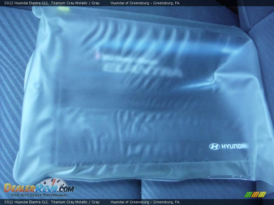 2012 Hyundai Elantra GLS Titanium Gray Metallic / Gray Photo #21
