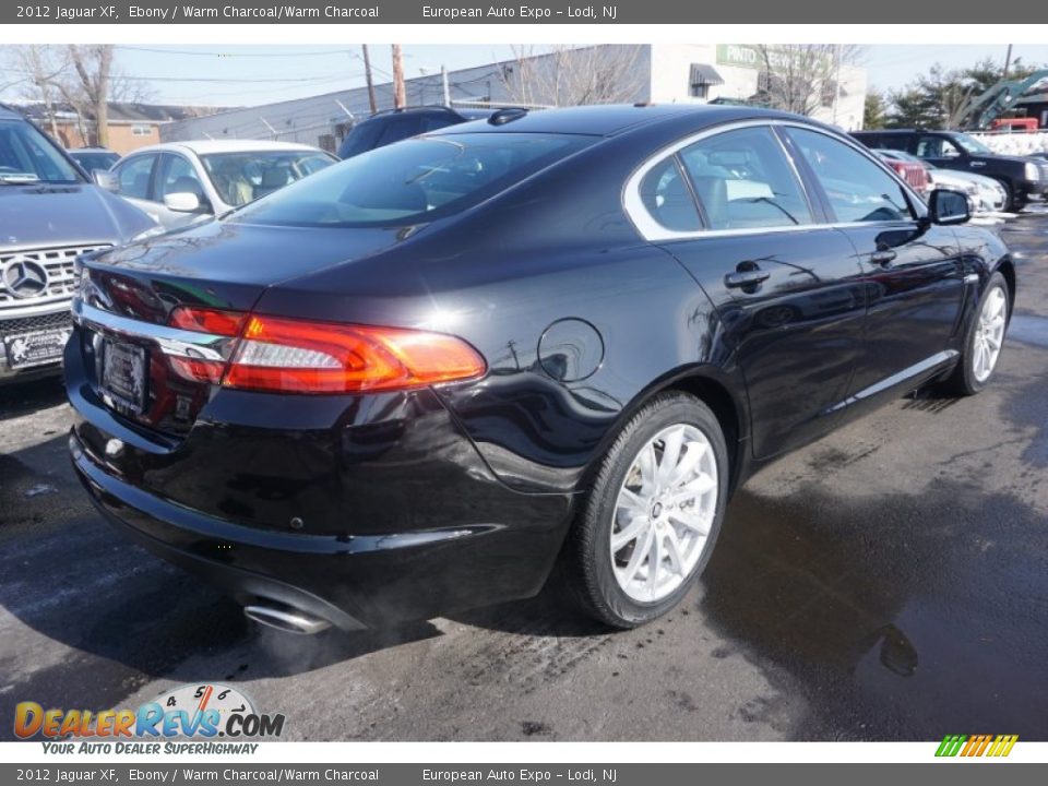 2012 Jaguar XF Ebony / Warm Charcoal/Warm Charcoal Photo #3