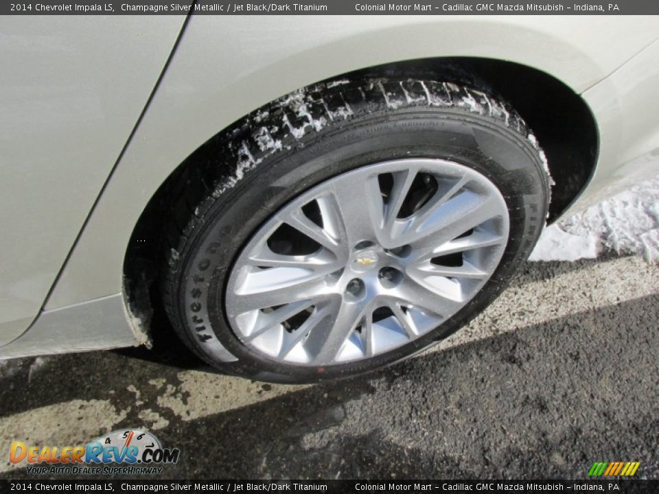 2014 Chevrolet Impala LS Champagne Silver Metallic / Jet Black/Dark Titanium Photo #3