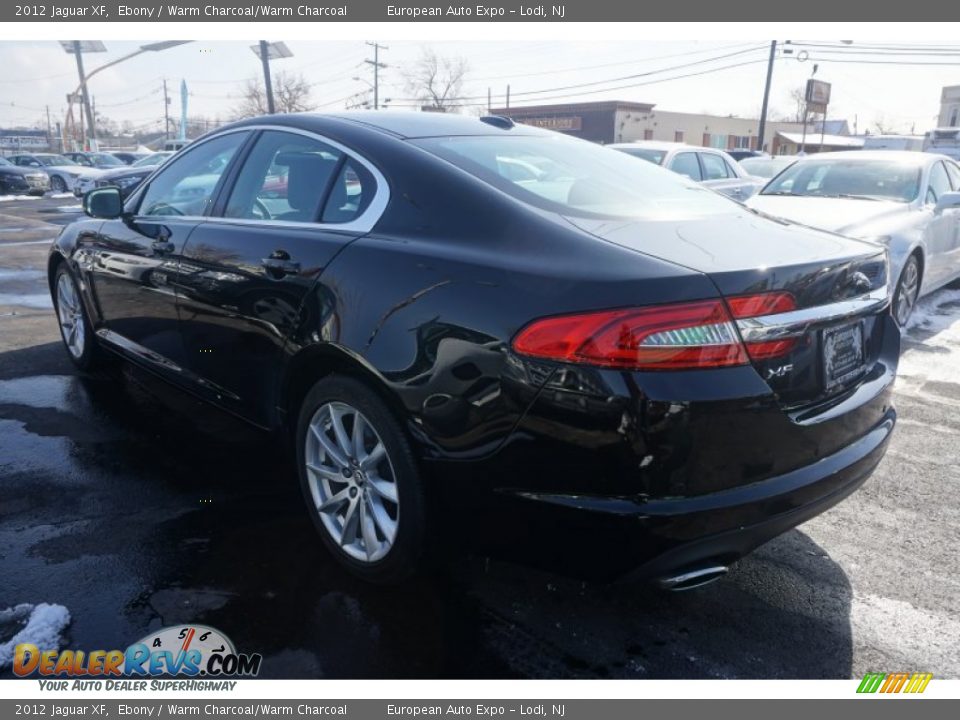 2012 Jaguar XF Ebony / Warm Charcoal/Warm Charcoal Photo #4