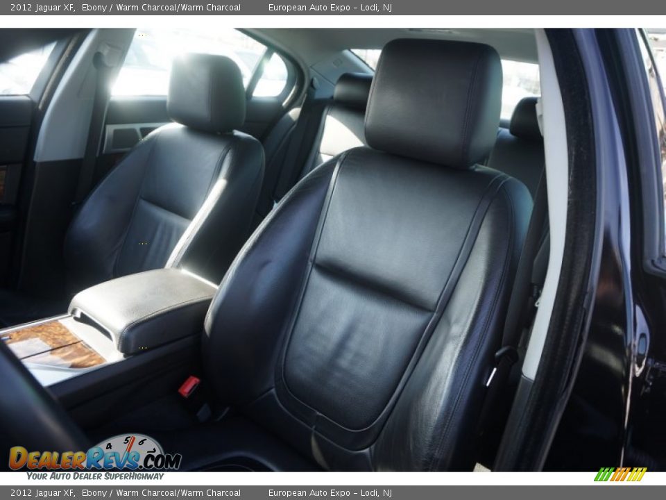 2012 Jaguar XF Ebony / Warm Charcoal/Warm Charcoal Photo #6