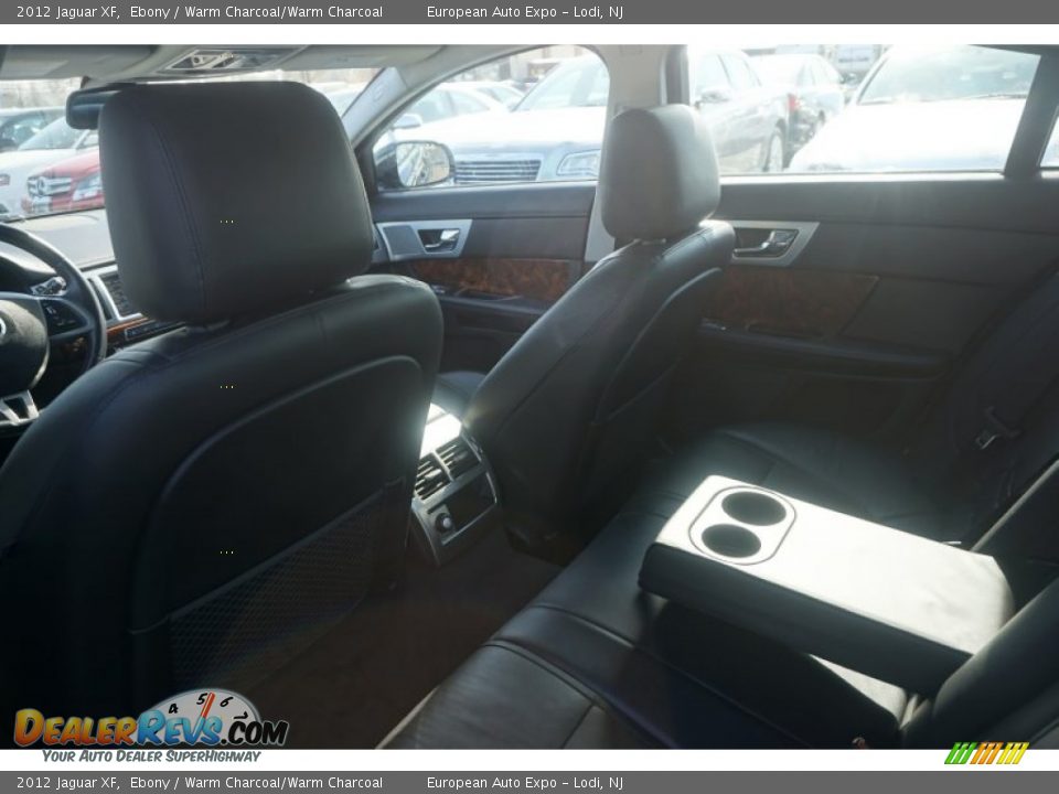 2012 Jaguar XF Ebony / Warm Charcoal/Warm Charcoal Photo #7