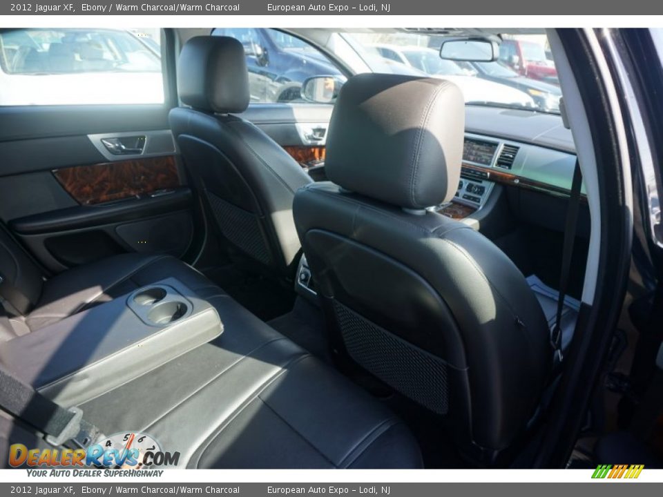 2012 Jaguar XF Ebony / Warm Charcoal/Warm Charcoal Photo #9