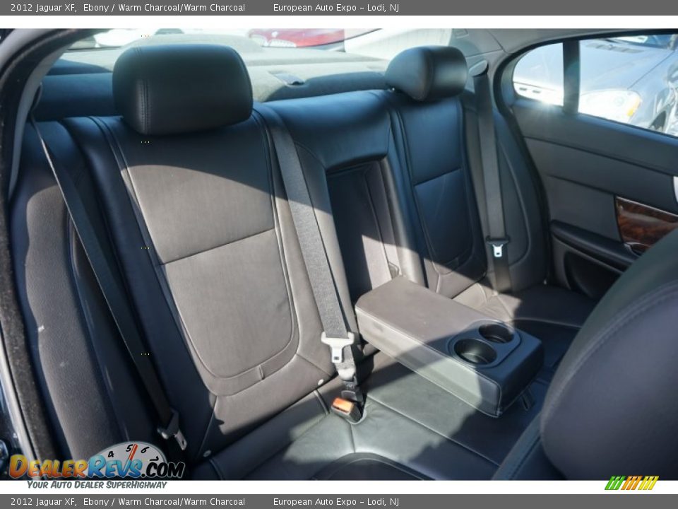 2012 Jaguar XF Ebony / Warm Charcoal/Warm Charcoal Photo #10