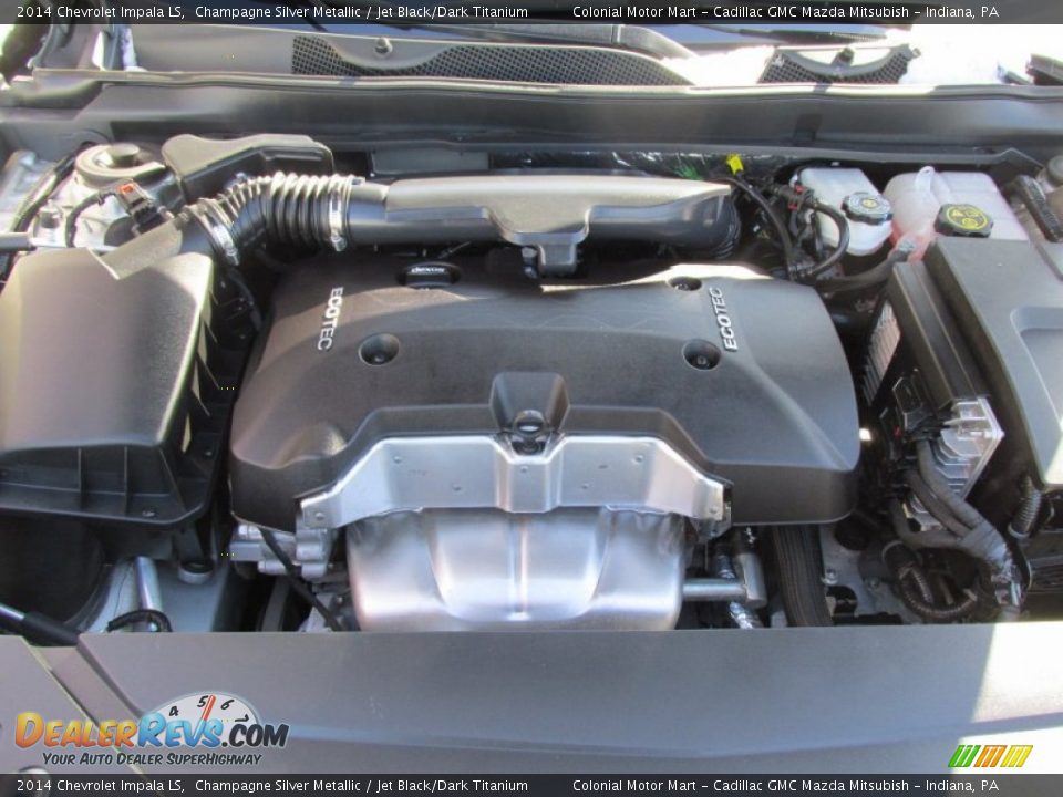 2014 Chevrolet Impala LS Champagne Silver Metallic / Jet Black/Dark Titanium Photo #10