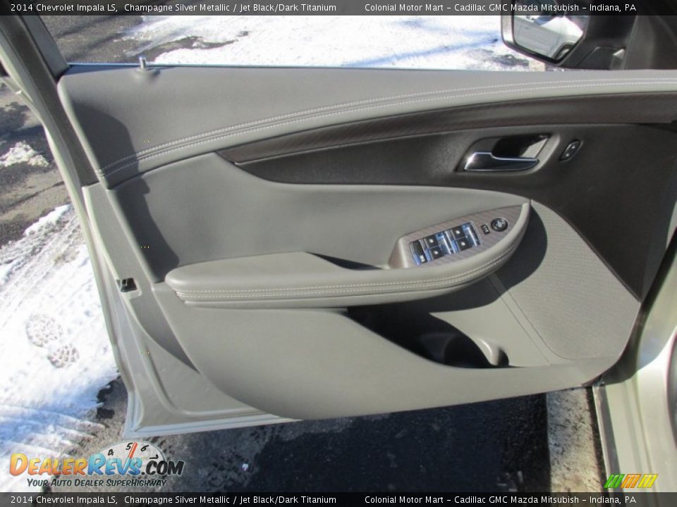2014 Chevrolet Impala LS Champagne Silver Metallic / Jet Black/Dark Titanium Photo #11