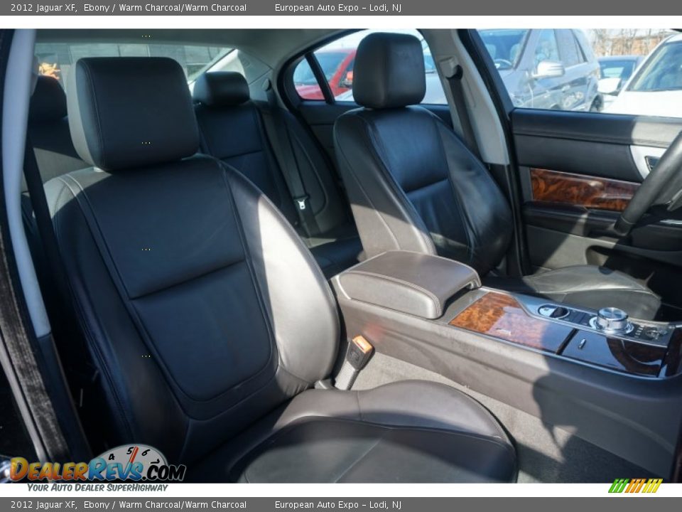 2012 Jaguar XF Ebony / Warm Charcoal/Warm Charcoal Photo #12