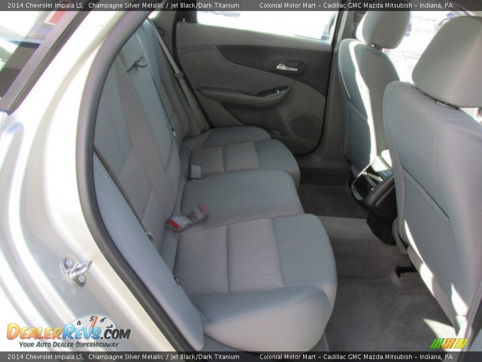 2014 Chevrolet Impala LS Champagne Silver Metallic / Jet Black/Dark Titanium Photo #12
