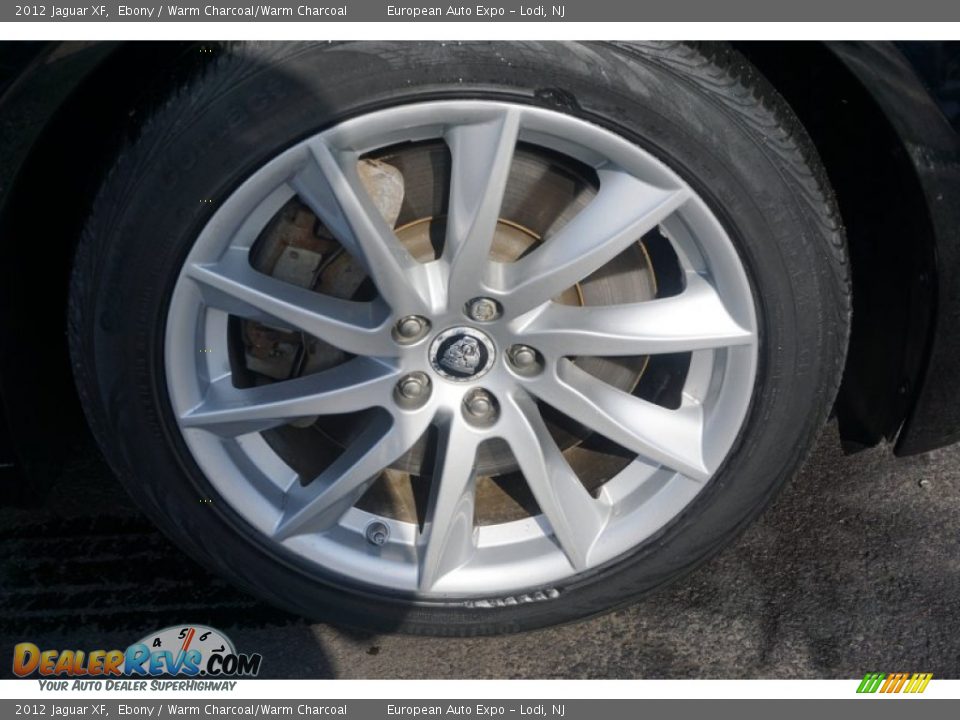 2012 Jaguar XF Ebony / Warm Charcoal/Warm Charcoal Photo #13