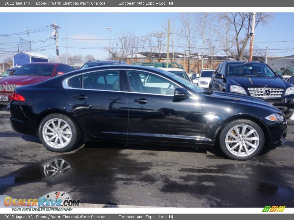 2012 Jaguar XF Ebony / Warm Charcoal/Warm Charcoal Photo #15