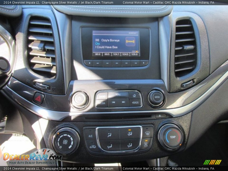 2014 Chevrolet Impala LS Champagne Silver Metallic / Jet Black/Dark Titanium Photo #15