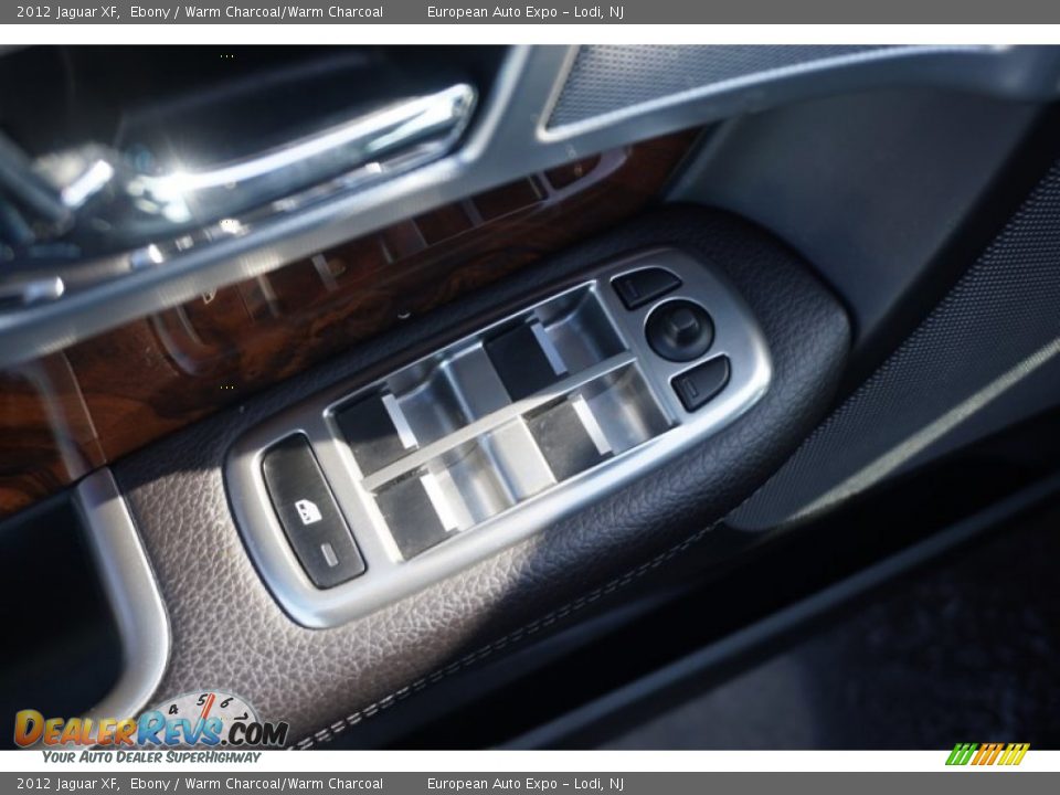 2012 Jaguar XF Ebony / Warm Charcoal/Warm Charcoal Photo #17
