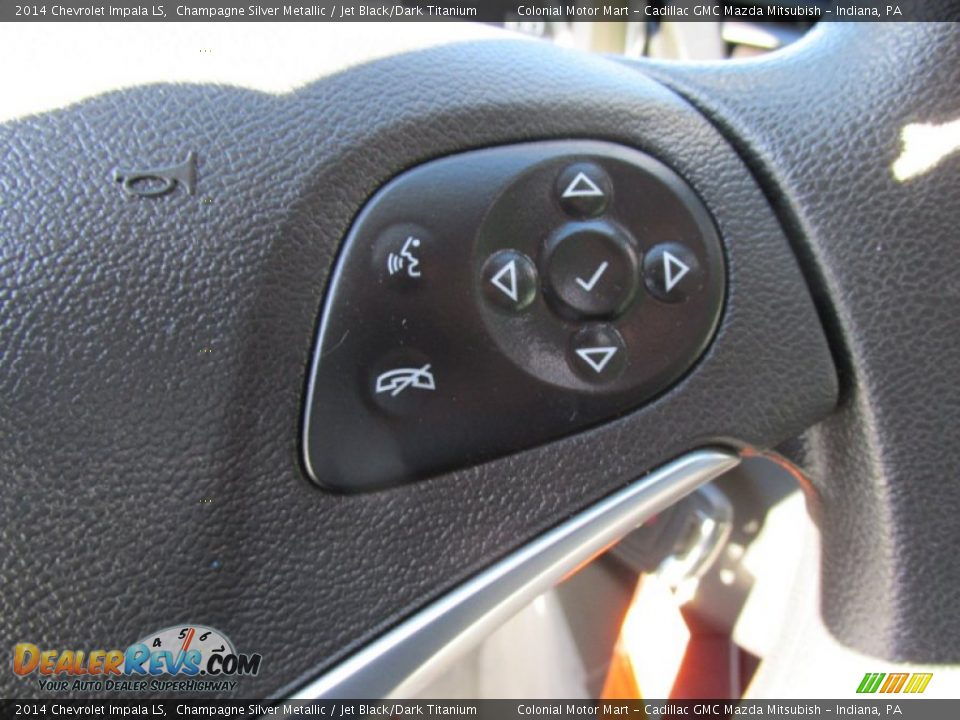 2014 Chevrolet Impala LS Champagne Silver Metallic / Jet Black/Dark Titanium Photo #17