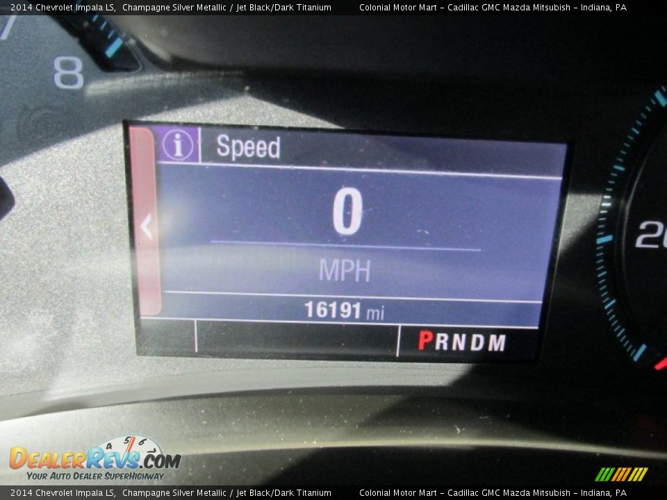 2014 Chevrolet Impala LS Champagne Silver Metallic / Jet Black/Dark Titanium Photo #20