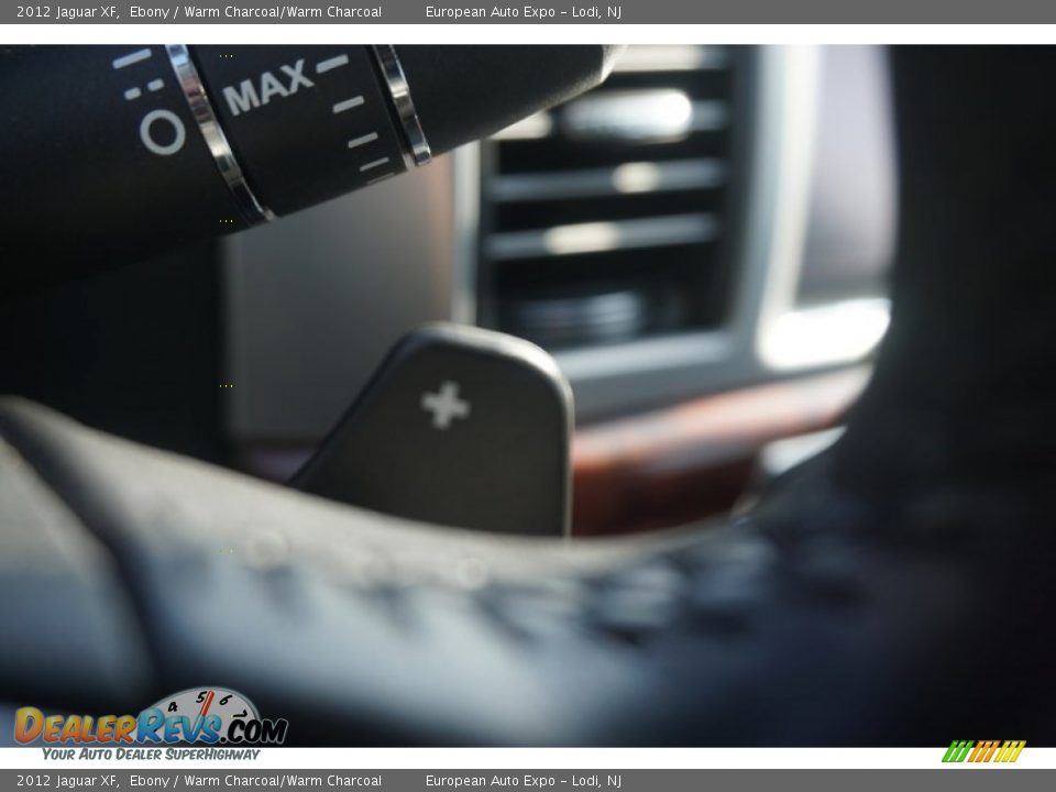 2012 Jaguar XF Ebony / Warm Charcoal/Warm Charcoal Photo #23