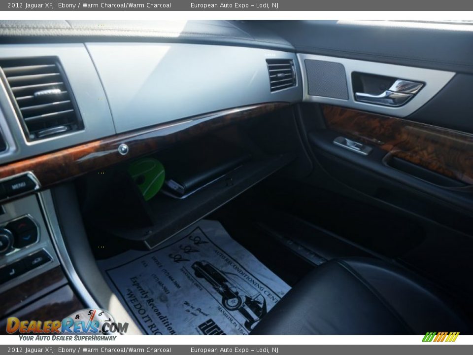 2012 Jaguar XF Ebony / Warm Charcoal/Warm Charcoal Photo #29