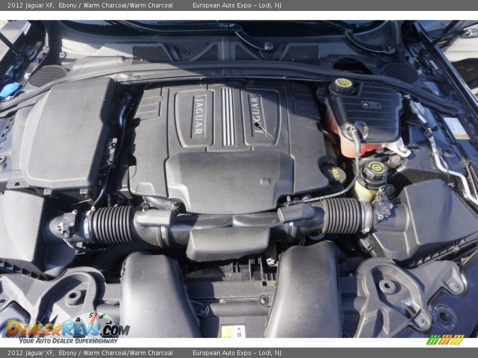 2012 Jaguar XF Ebony / Warm Charcoal/Warm Charcoal Photo #33