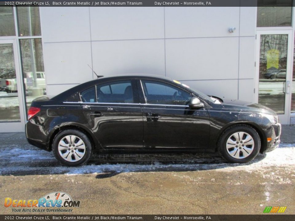 2012 Chevrolet Cruze LS Black Granite Metallic / Jet Black/Medium Titanium Photo #2