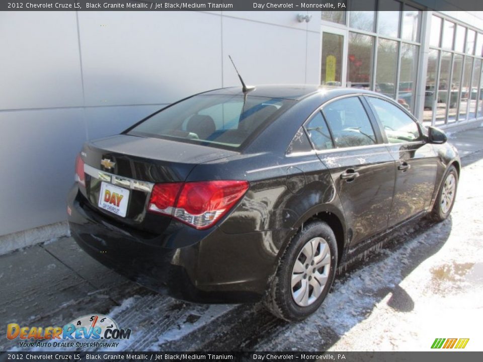 2012 Chevrolet Cruze LS Black Granite Metallic / Jet Black/Medium Titanium Photo #4