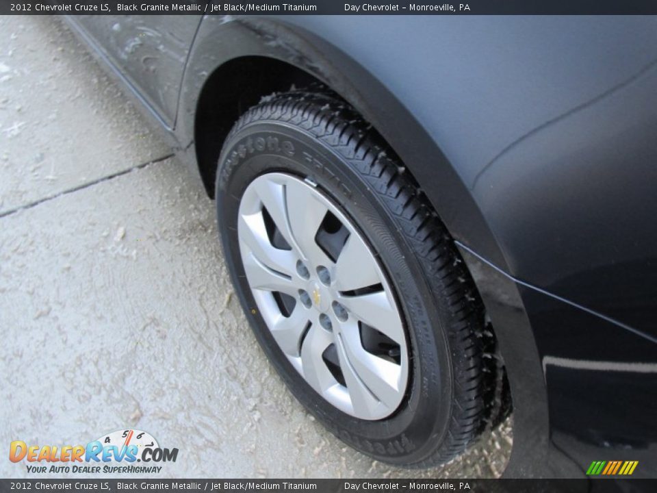 2012 Chevrolet Cruze LS Black Granite Metallic / Jet Black/Medium Titanium Photo #8