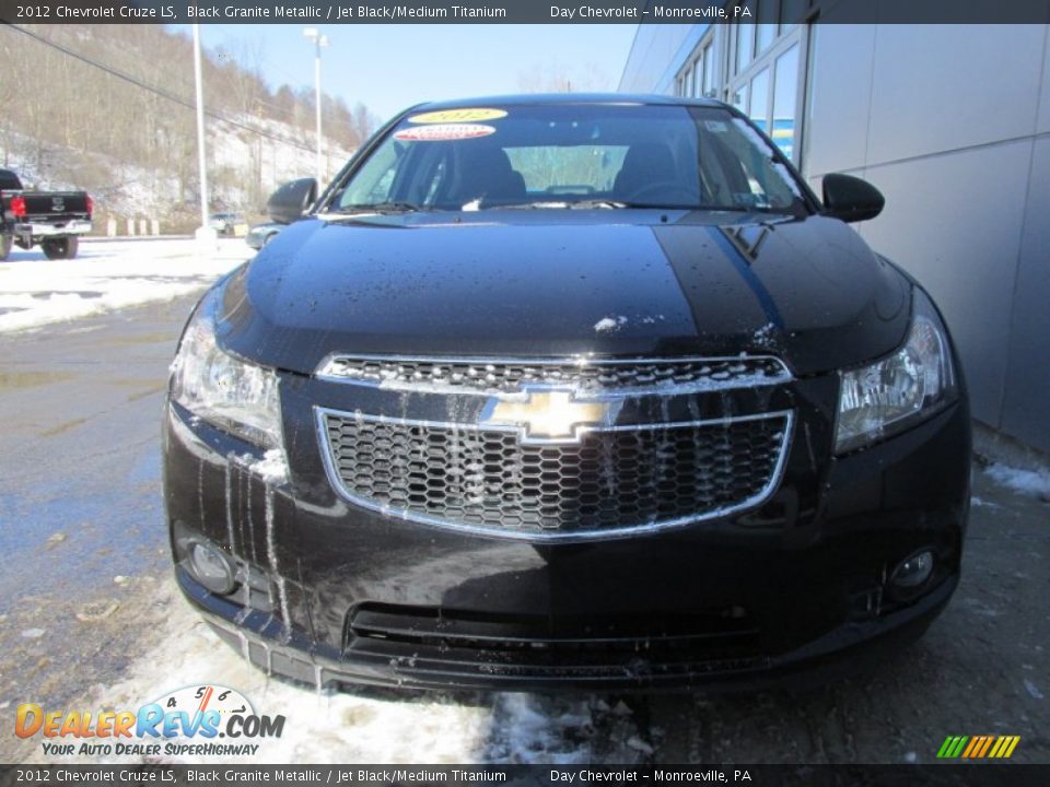 2012 Chevrolet Cruze LS Black Granite Metallic / Jet Black/Medium Titanium Photo #13