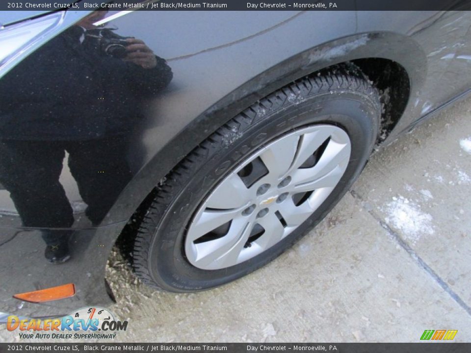 2012 Chevrolet Cruze LS Black Granite Metallic / Jet Black/Medium Titanium Photo #14